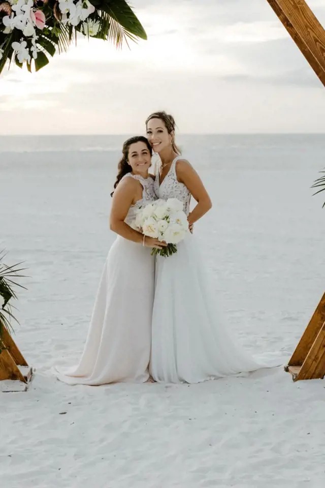 Photo of the brides