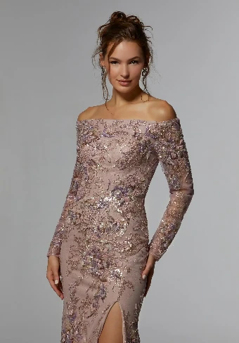 MLNY  Style #72938 #3 Silver Dusty Lilac thumbnail
