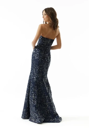 MLNY  Style #73017 #6 Black Red Navy/Gold Silver Sage thumbnail