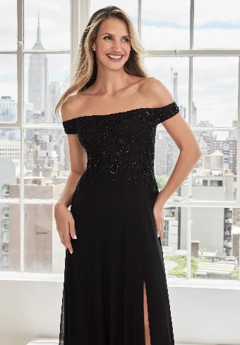 MLNY  Style #73105 #2 Black Dusty Rose Periwinkle thumbnail