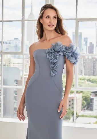 MLNY  Style #73108 #5 Red Ivory Rose Navy Slate thumbnail