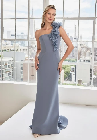 MLNY  Style #73108 #4 Red Ivory Rose Navy Slate thumbnail