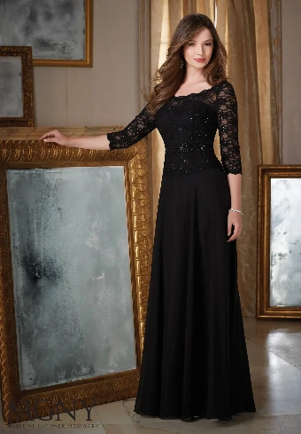 MLNY  Style #71413 #2 Black Navy Champagne Charcoal Eggplant thumbnail