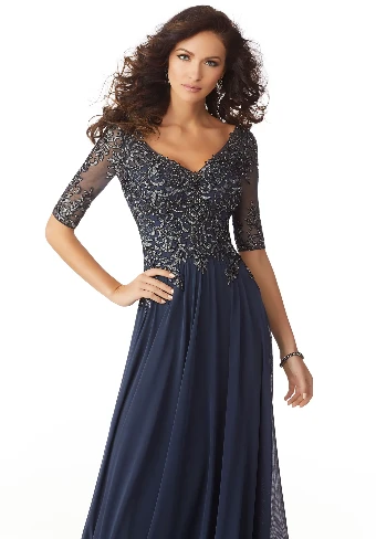 MLNY  Style #71805 #3 Silver Indigo Charcoal Eggplant Champagne/Gold thumbnail