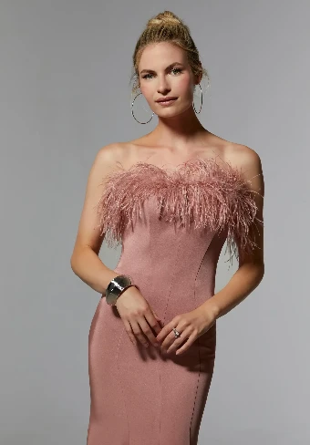 MLNY  Style #72923 #1 Black Dusty Rose thumbnail