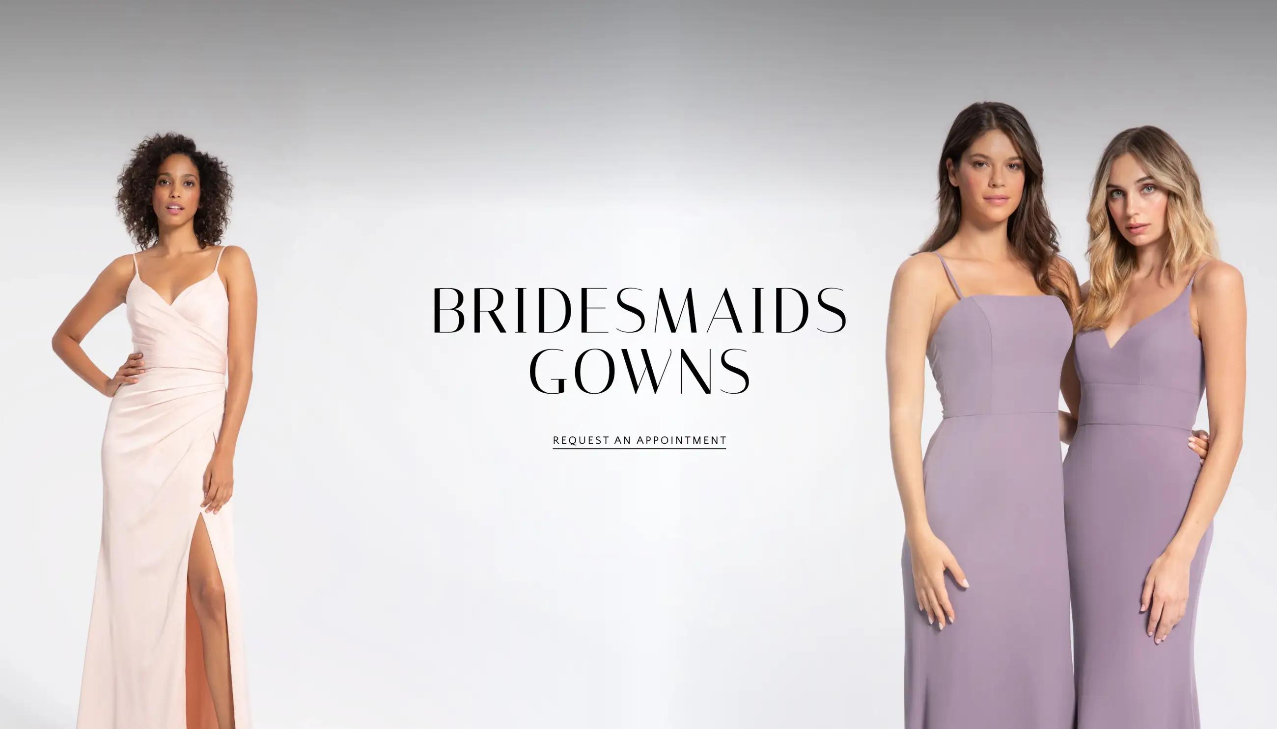 Bridesmaids gowns banner for desktop