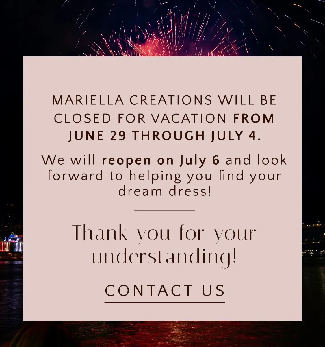 4th of July Mobile Banner